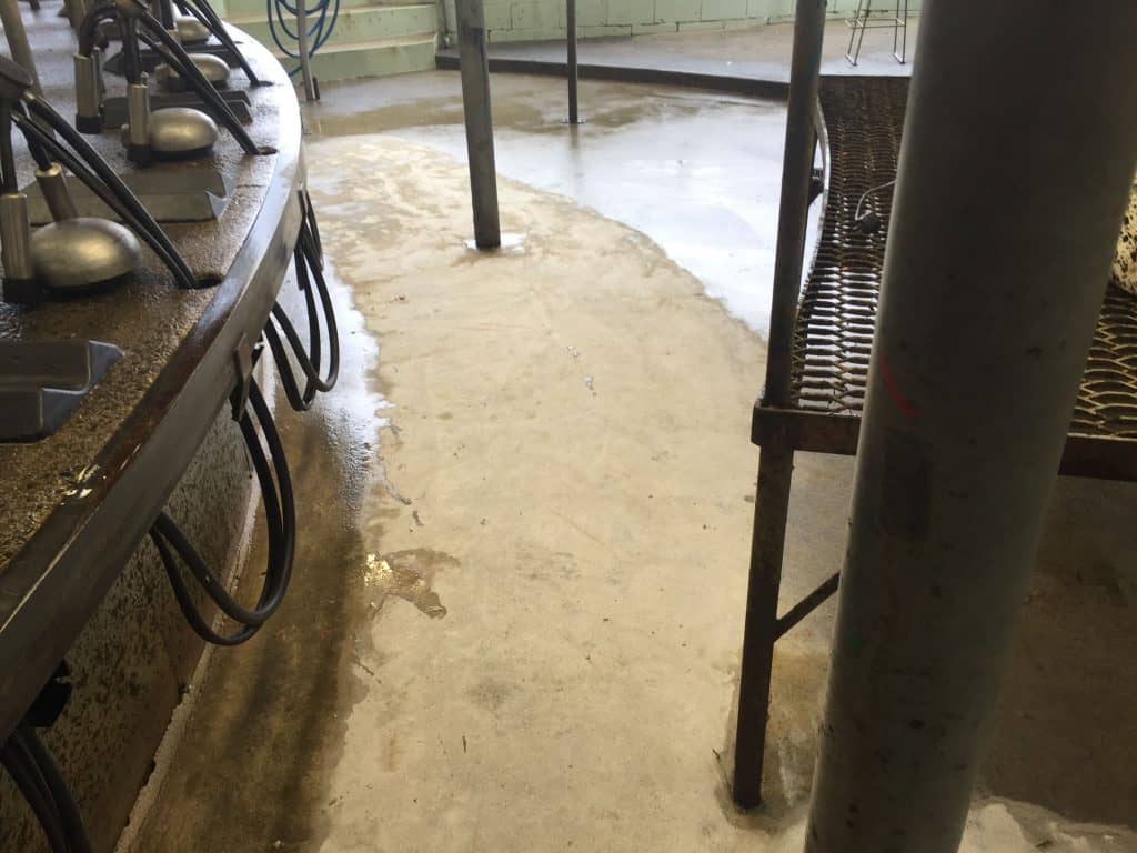 concrete grooves for slippery concrete